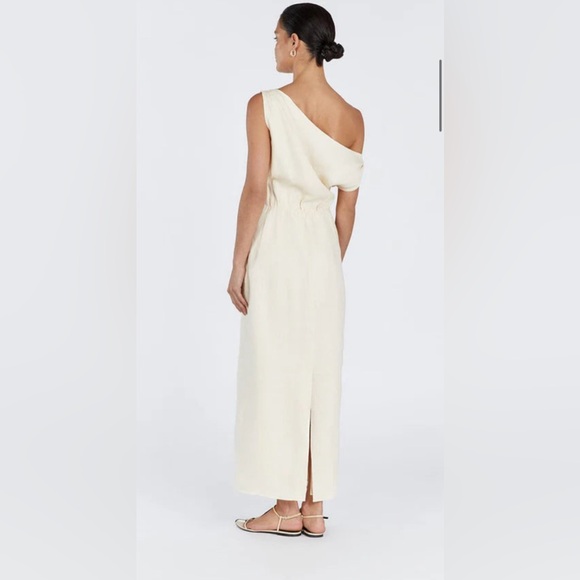 DISSH CASS BUTTERMILK LINEN MIDI DRESS - Picture 5 of 5